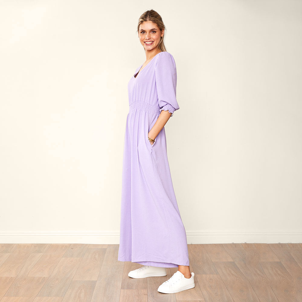 Regina Jumpsuit (Lilac)
