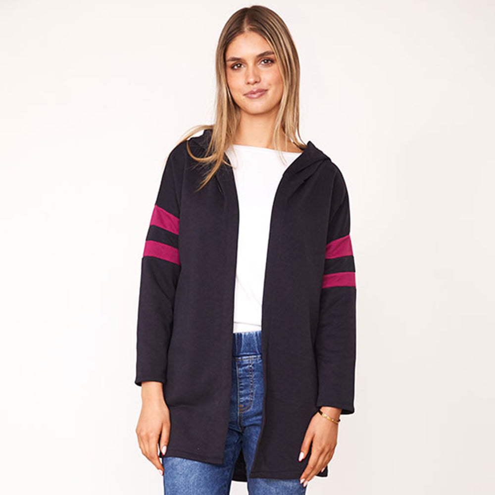 Rosie Hoody (Navy/Berry)