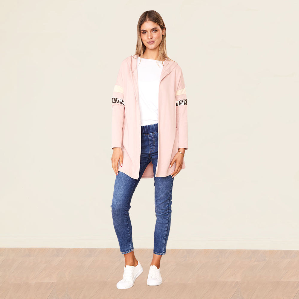 Rosie Hoody (Pink/Cream)