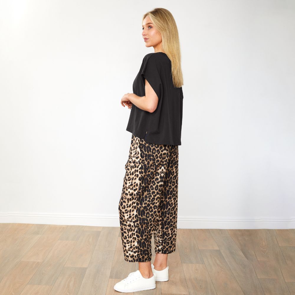 Roxy Co-Ord (Black/Leopard)