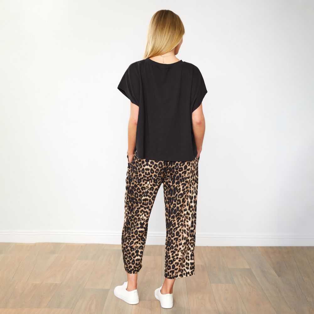 Roxy Co-Ord (Black/Leopard)