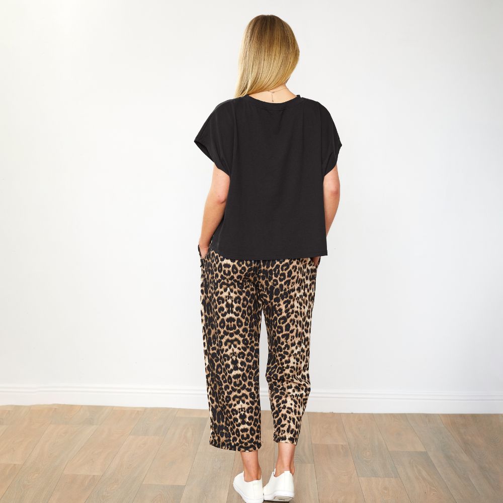 Roxy Co-Ord (Black/Leopard)