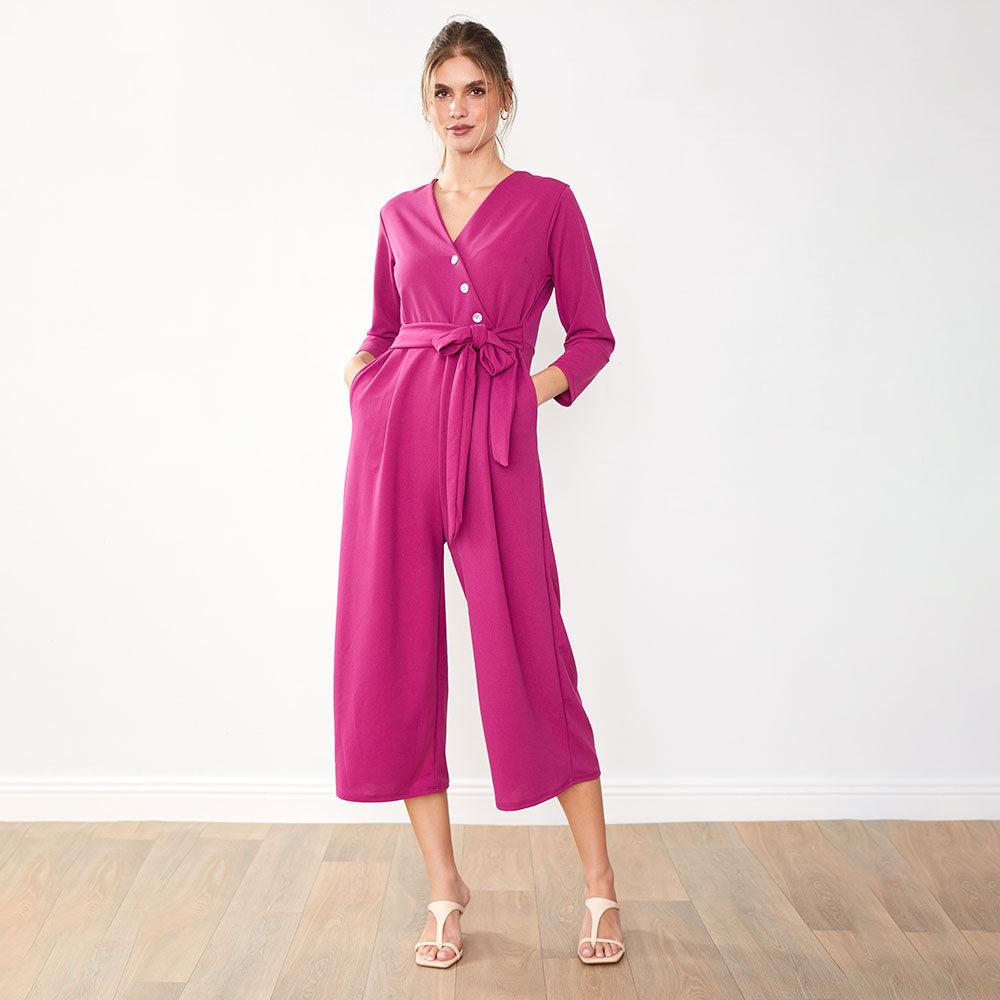 Ruby Jumpsuit (Berry)