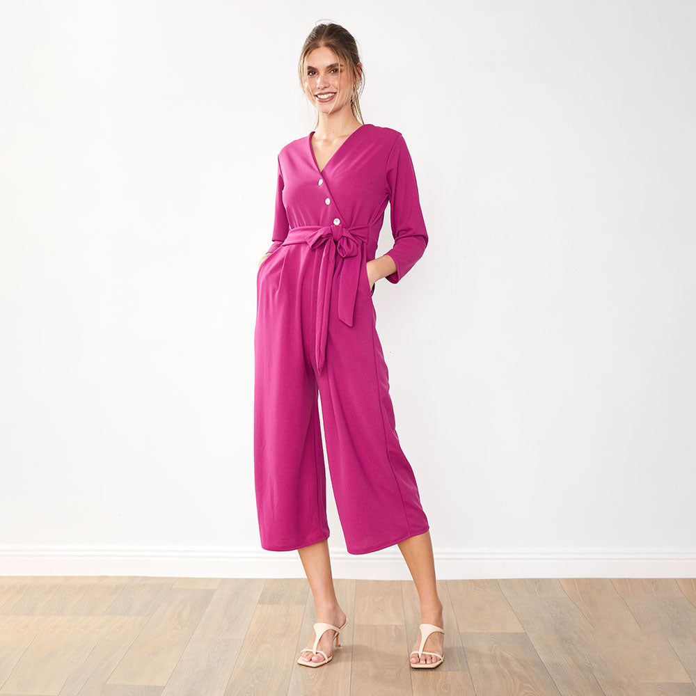 Ruby Jumpsuit (Berry)