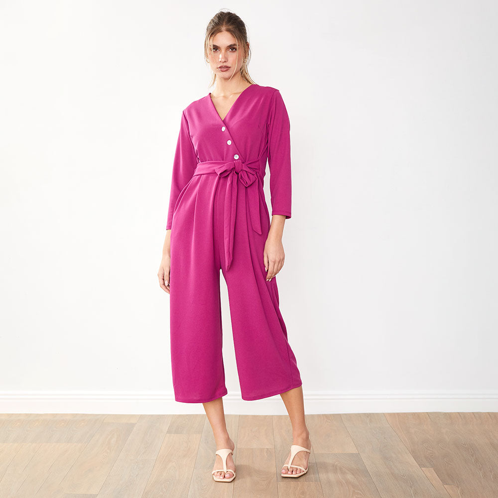 Ruby Jumpsuit (Berry)