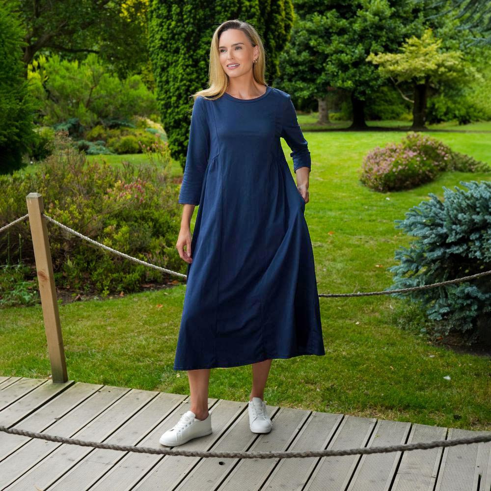 Sally Dress Navy & Black (2 for €82)