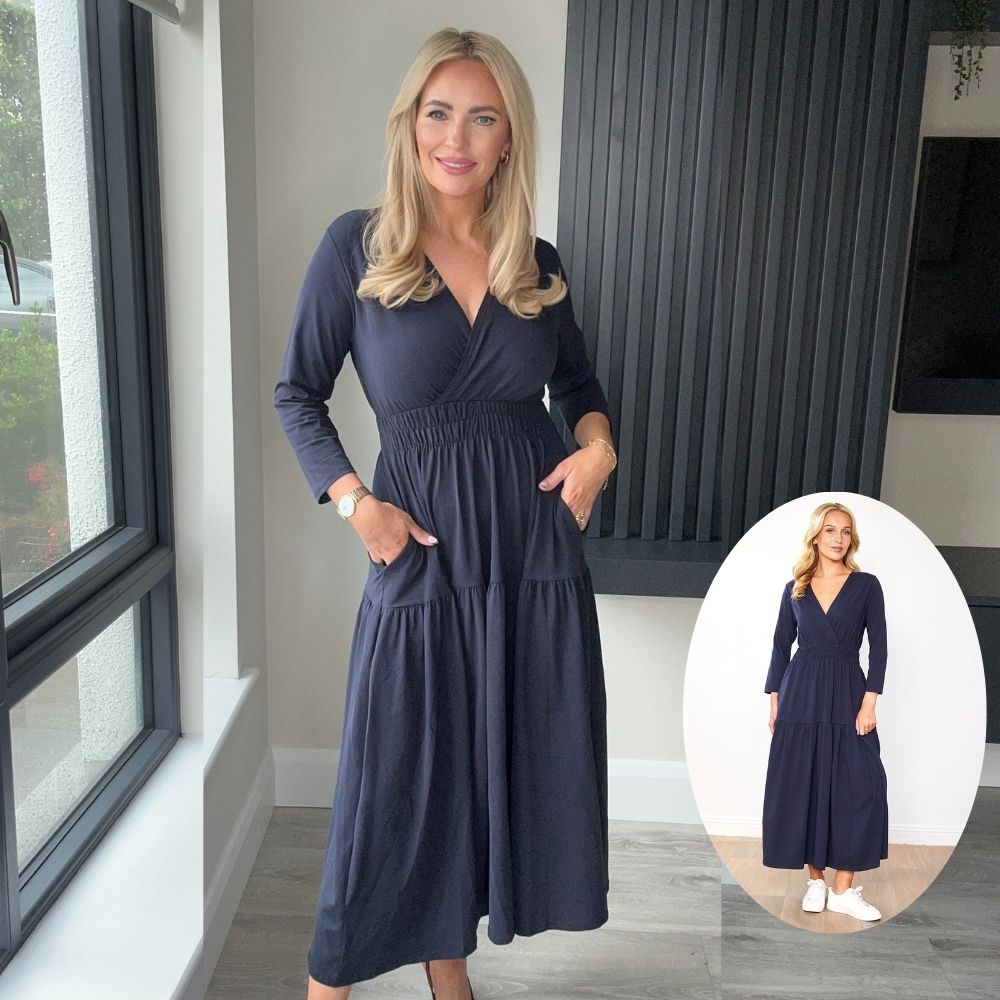 Sandi Dress (Navy)