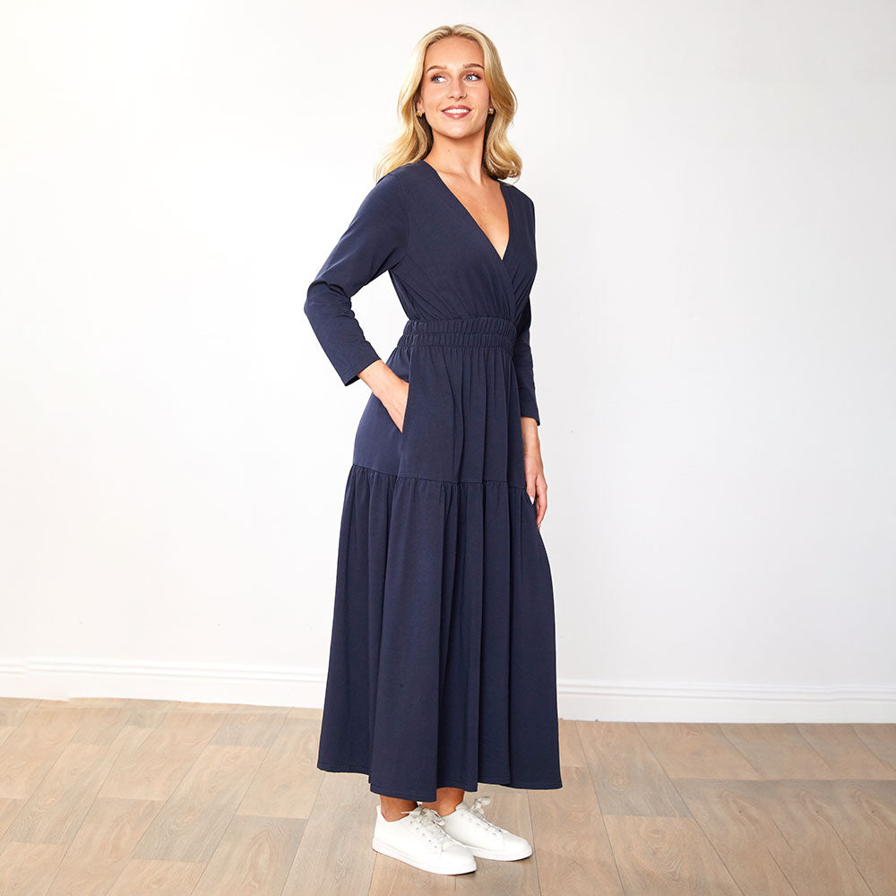 Sandi Dress (Navy)
