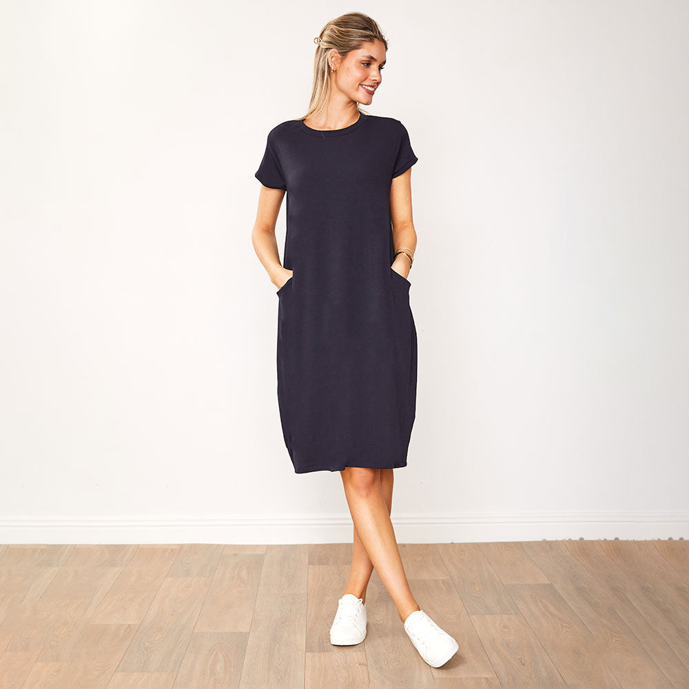 Sandie Dress (Navy)