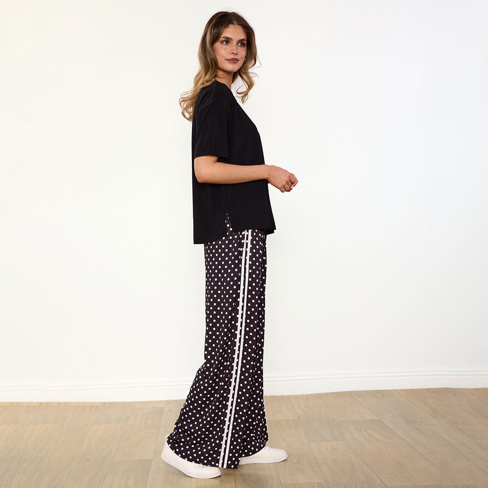 Sheena Co-Ord (Black/Polka Dot)