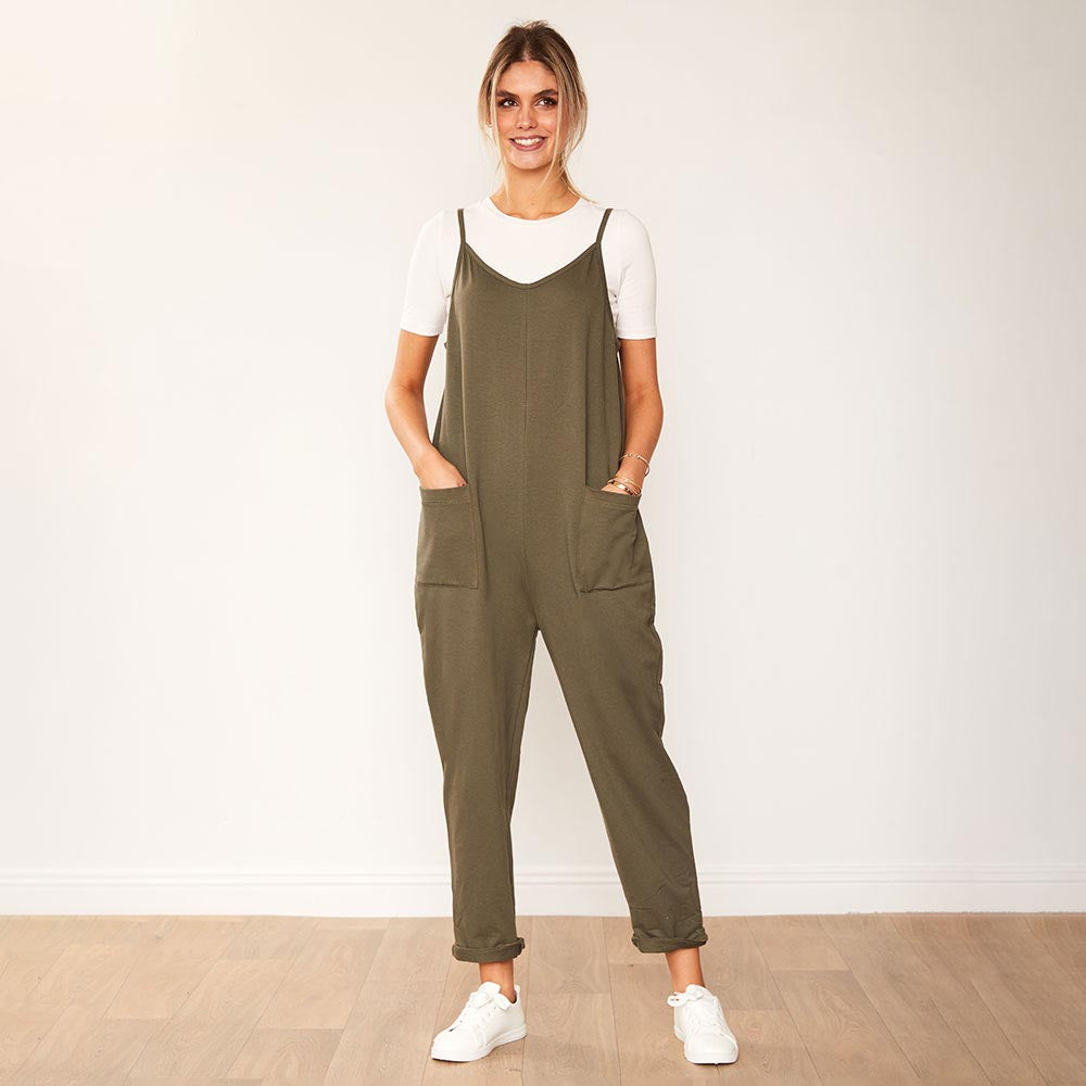 Sophie Jumpsuit (Khaki)