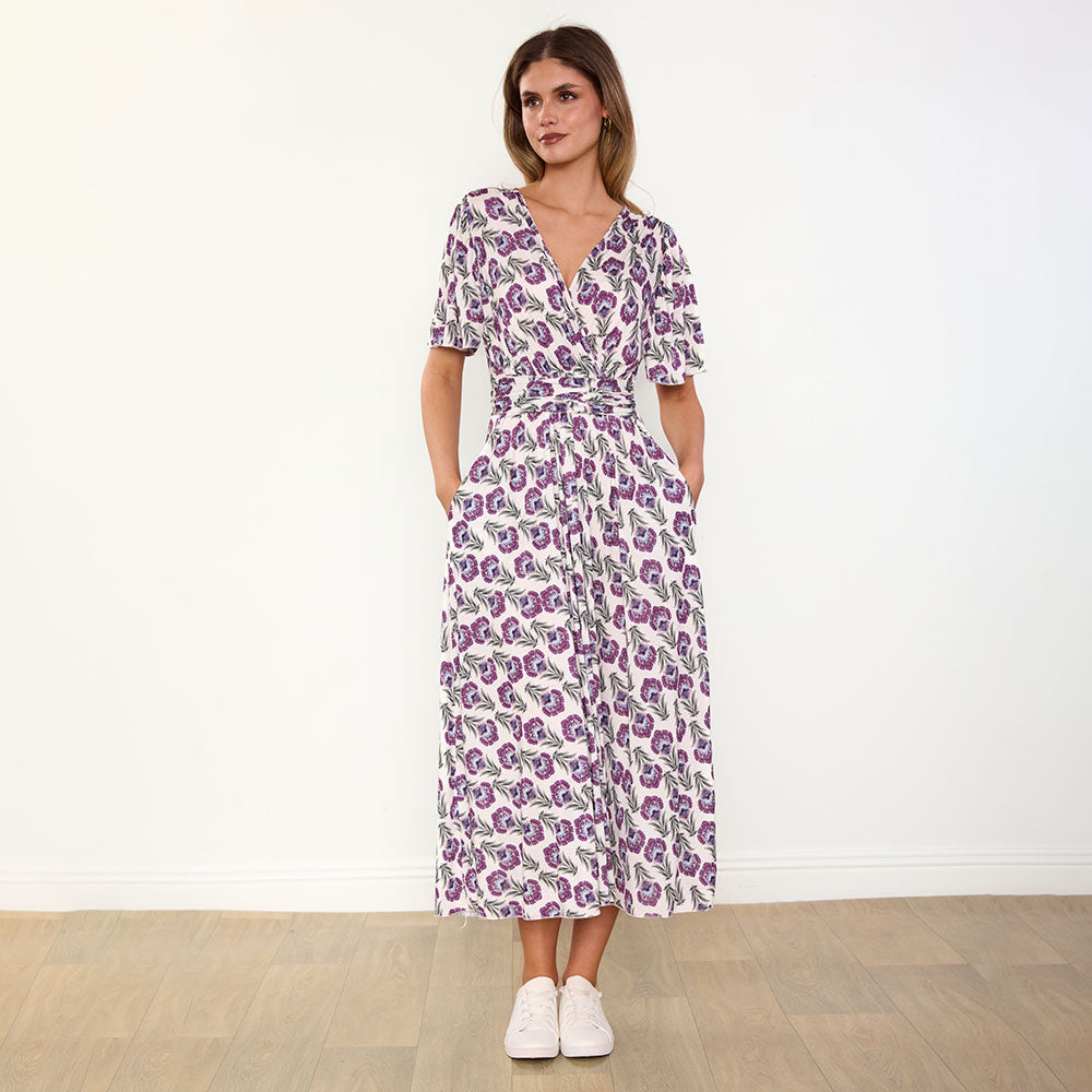 Teagan Dress (Safflower Lilac)