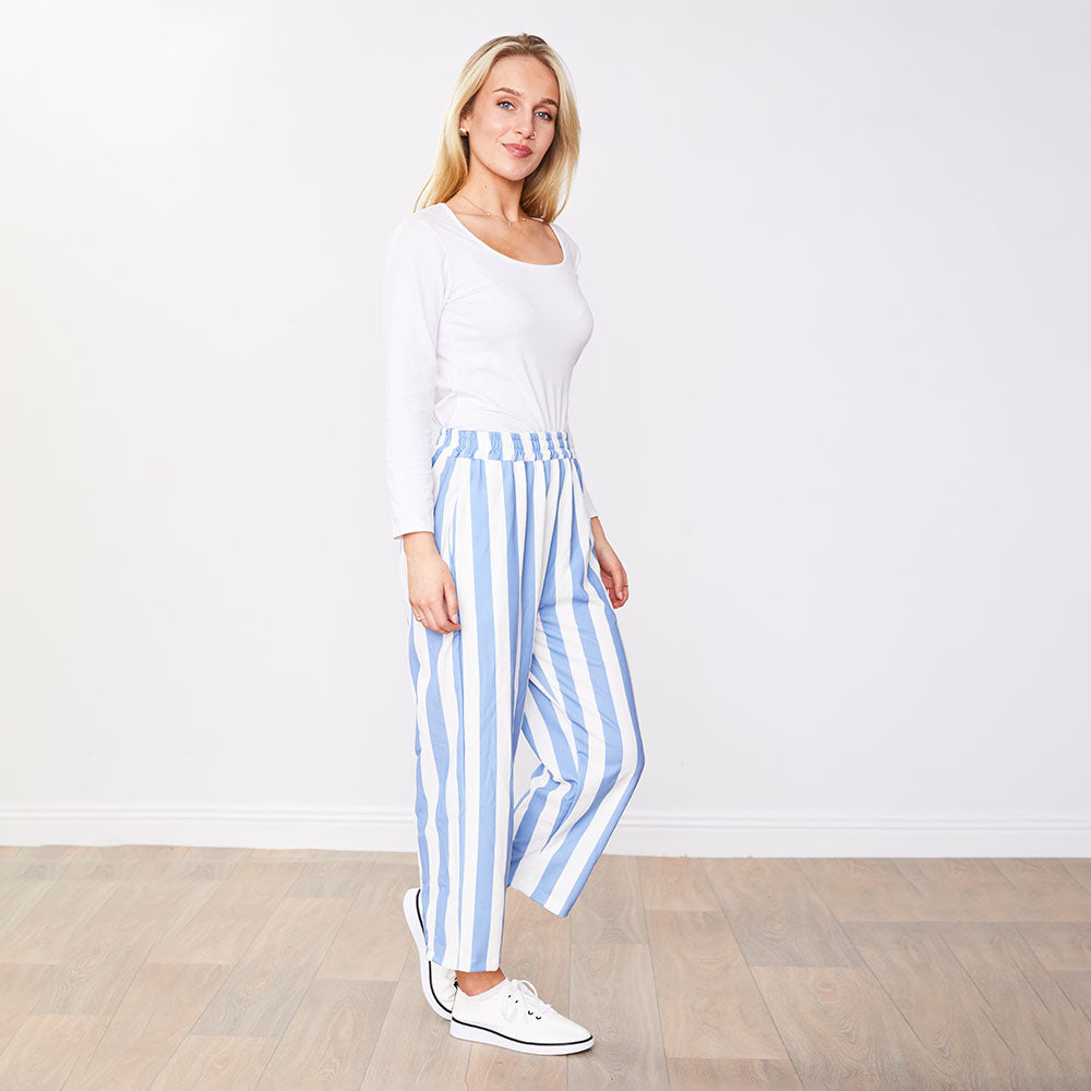 Tessa Trousers (Blue Stripe)