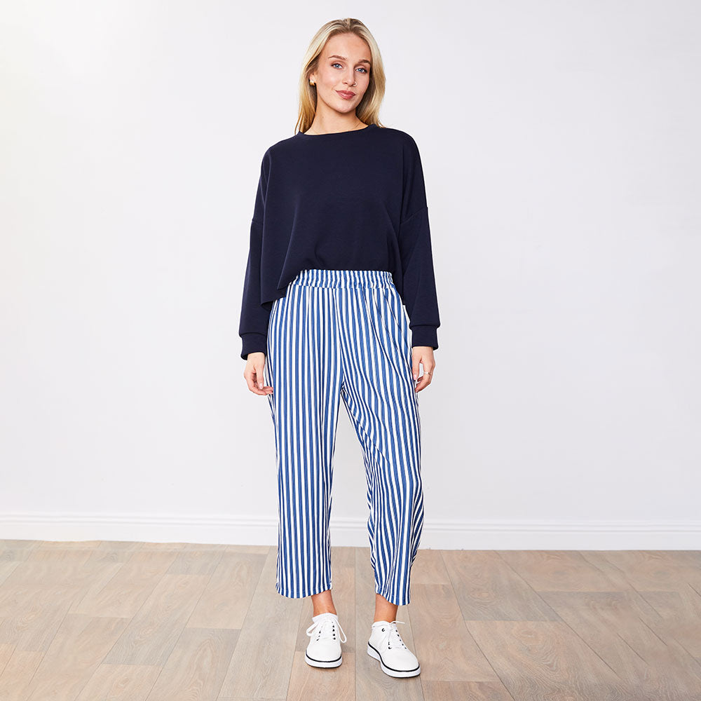 Tessa Trousers Rose & Stripe (2 for €61)