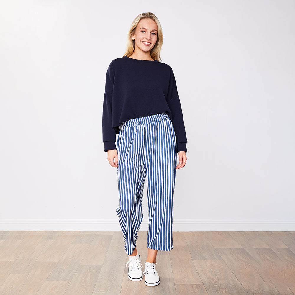 Tessa Trousers Rose & Stripe (2 for €61)