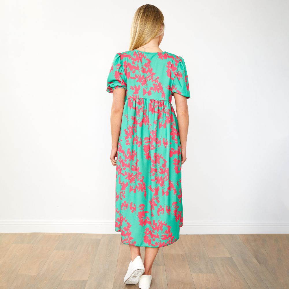 Toni Dress (Green Orchid)