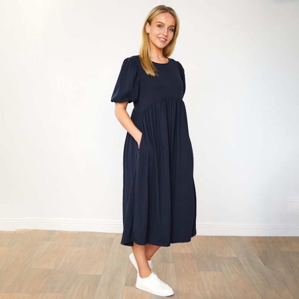 Toni Dress (Navy)