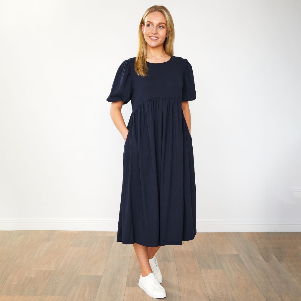Toni Dress (Navy)