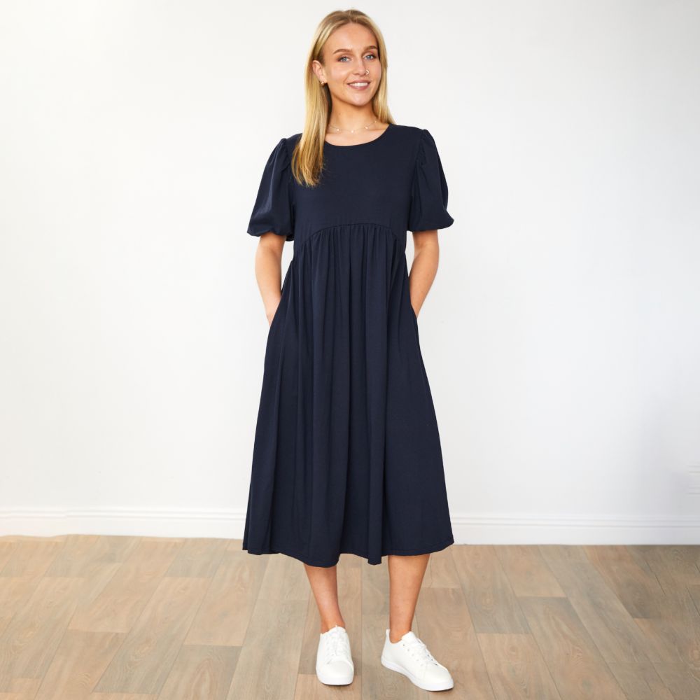 Toni Dress (Navy)