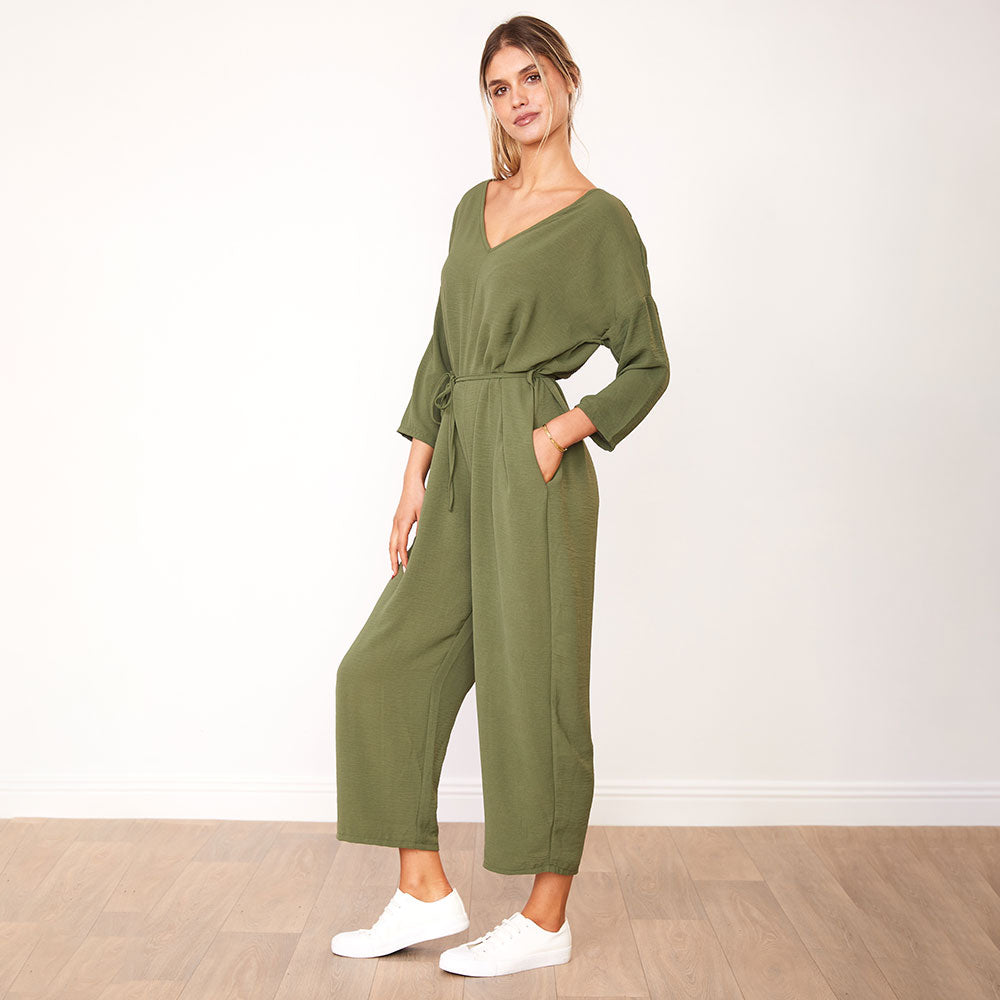 Viv Jumpsuit (Khaki)