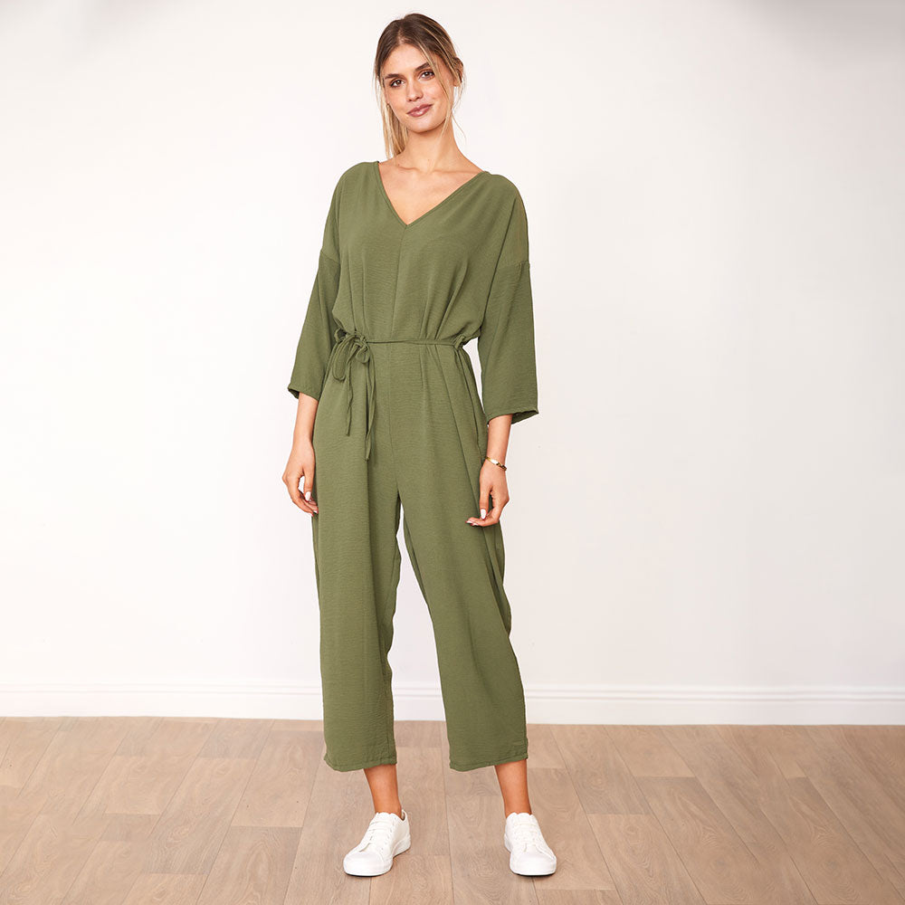 Viv Jumpsuit (Khaki)