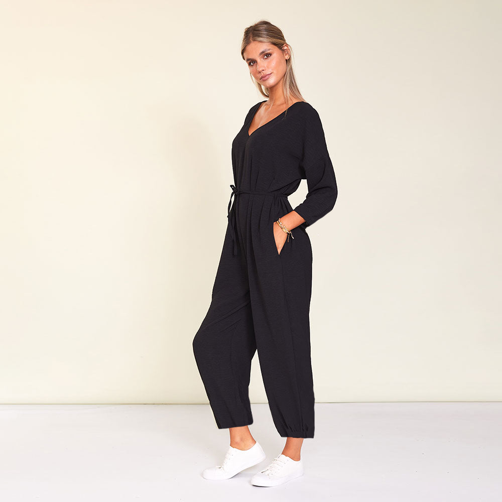 Viv Jumpsuit Khaki & Black for only €58.00