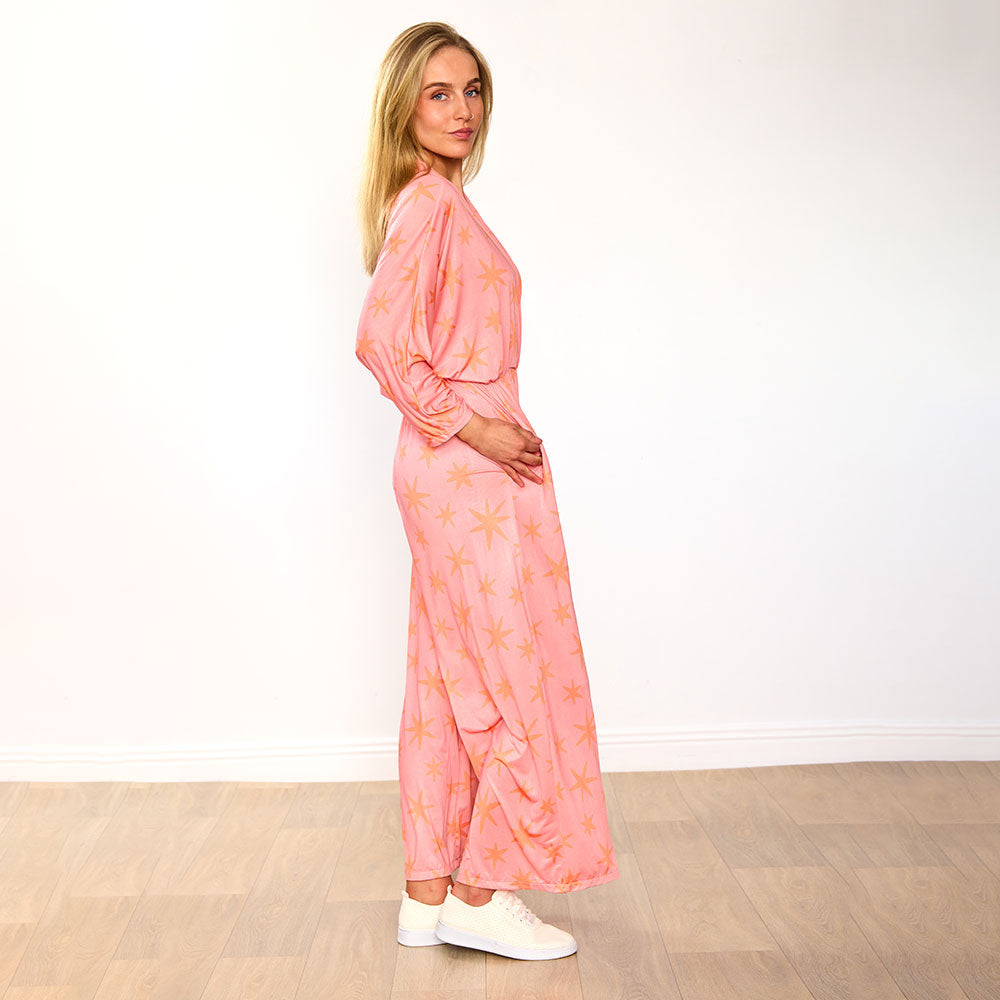 Vogue Jumpsuit (Peach Star)