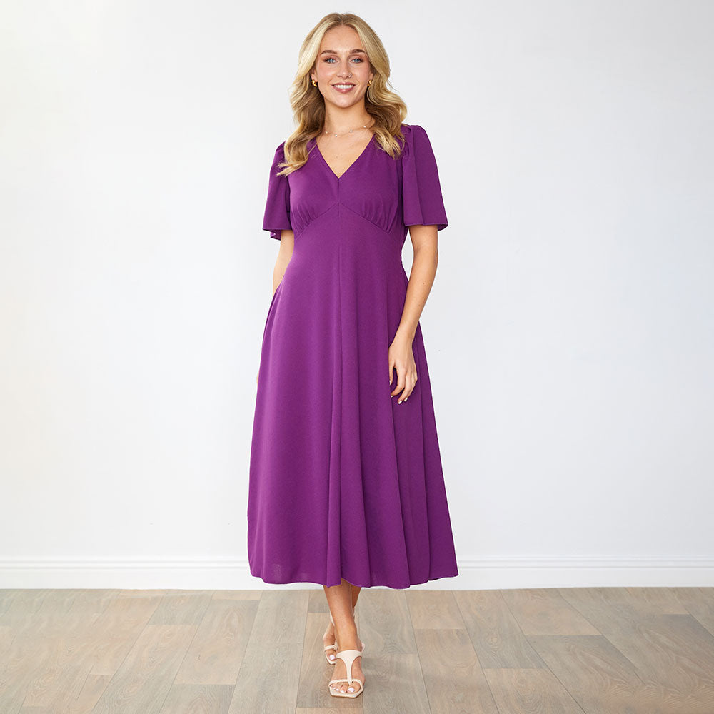 Whitney Dress (Plum)