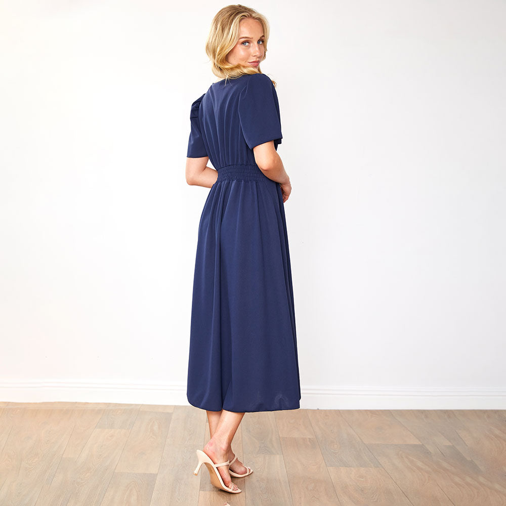 Whitney Dress (Navy)