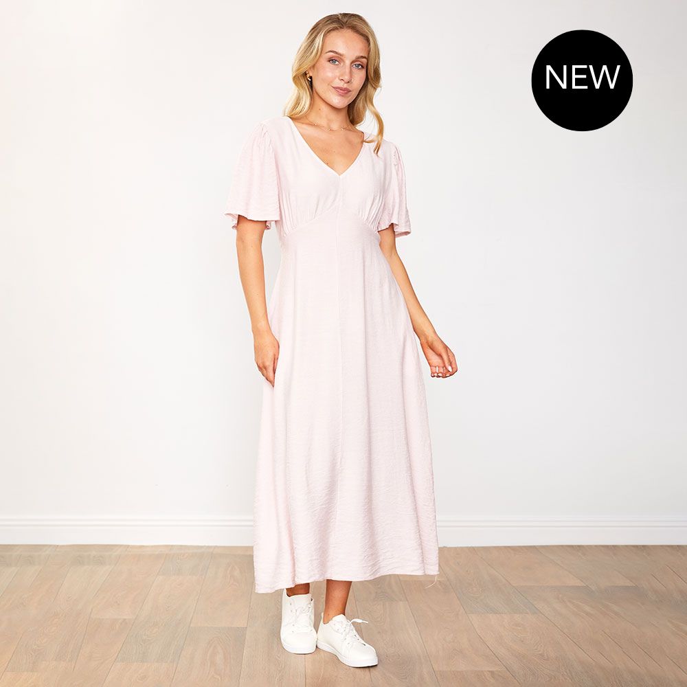 Whitney Dress (Baby Pink)
