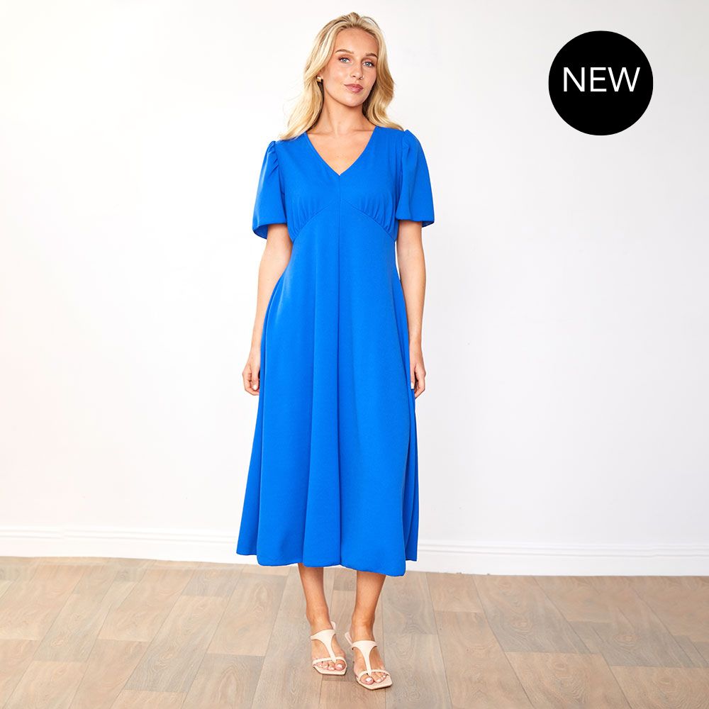Whitney Dress (Cobalt)