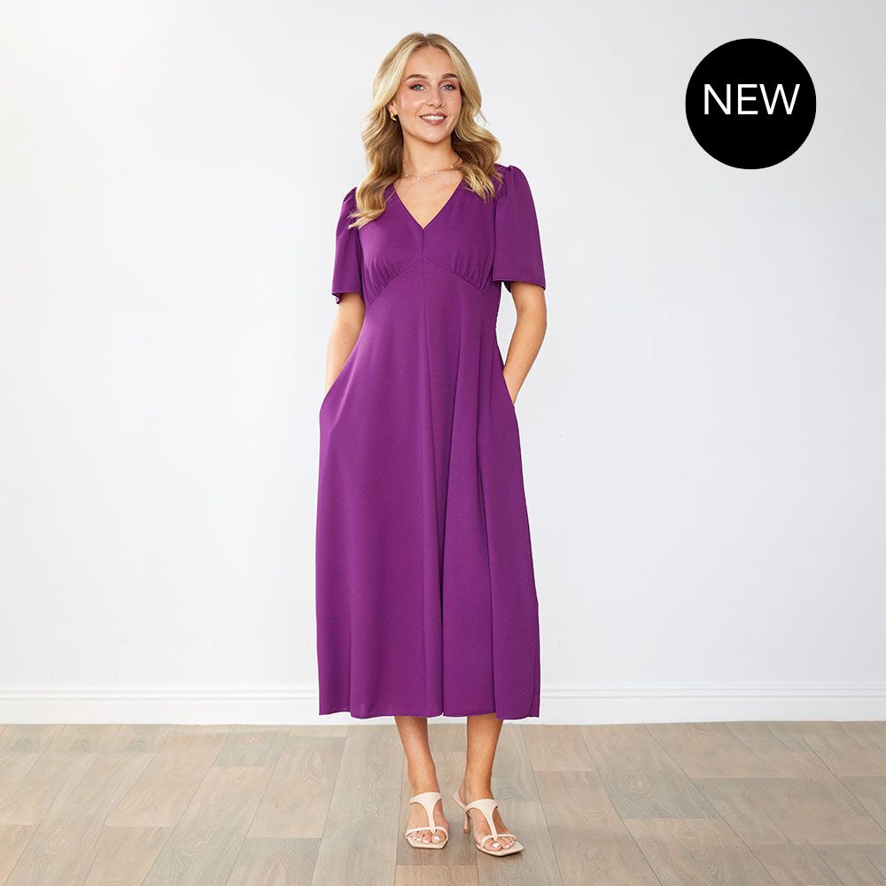 Whitney Dress (Plum)