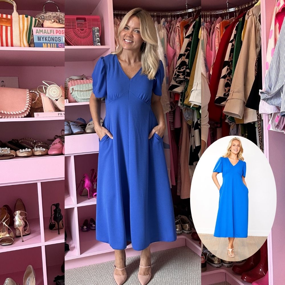 Whitney Dress (Cobalt)