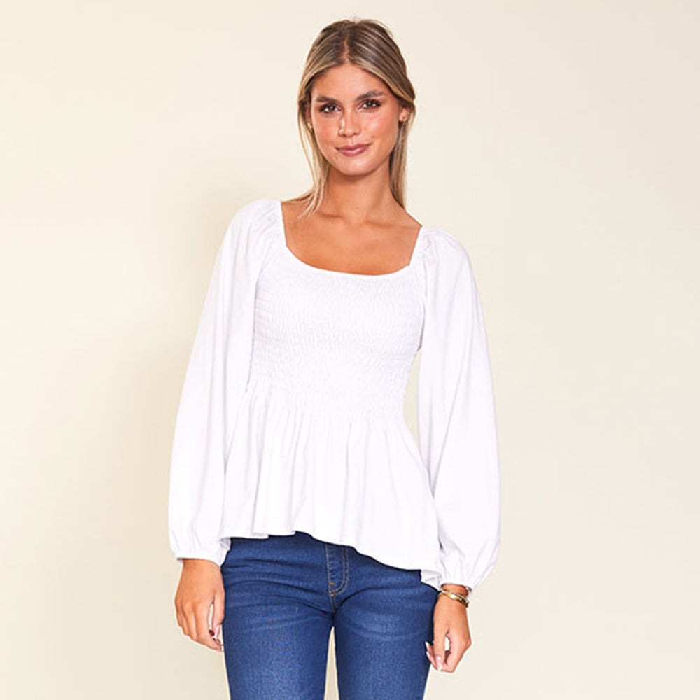 Yvette Top (White)