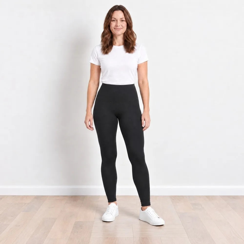 Aisling Leggings in Black - Front View