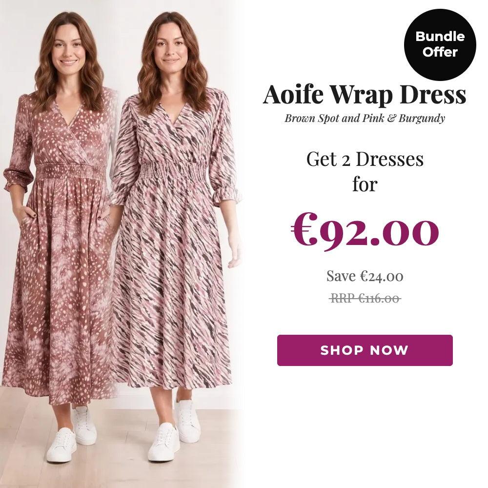 Aoife Wrap Dress Bundle Offer - 2 for €92