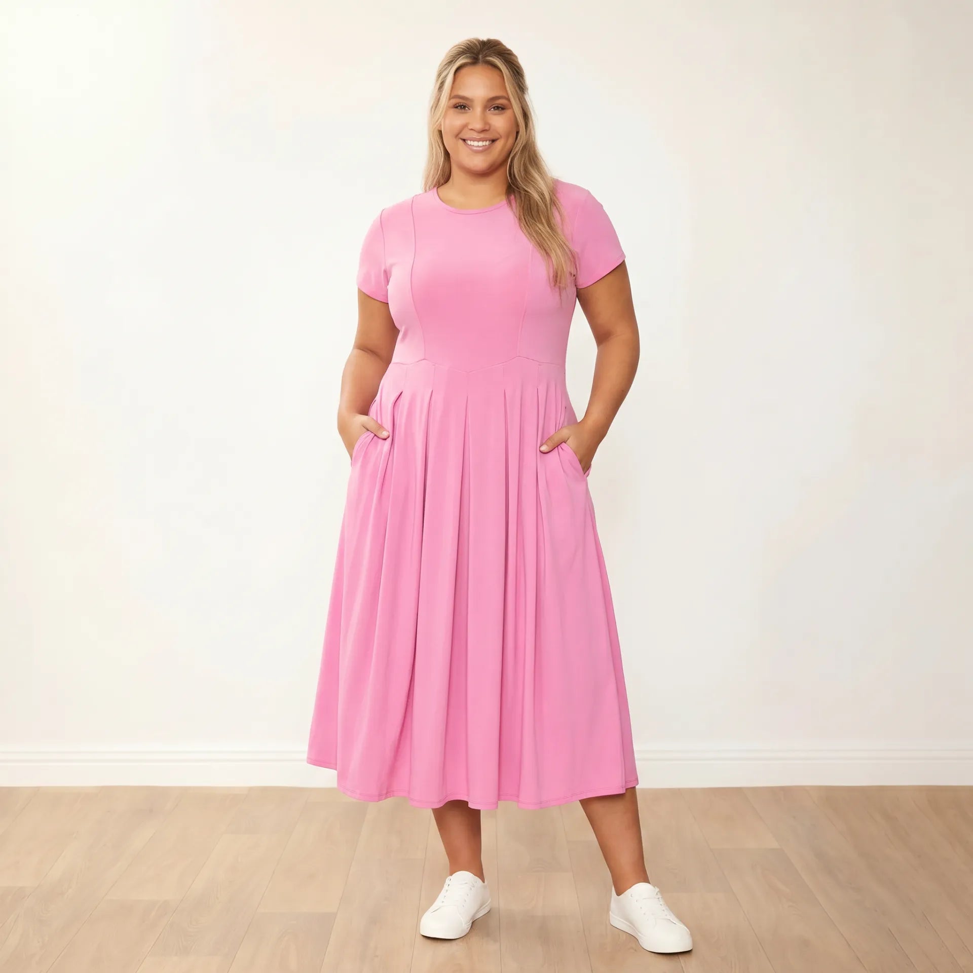 Polly Dress in pink – women's dress – view 11