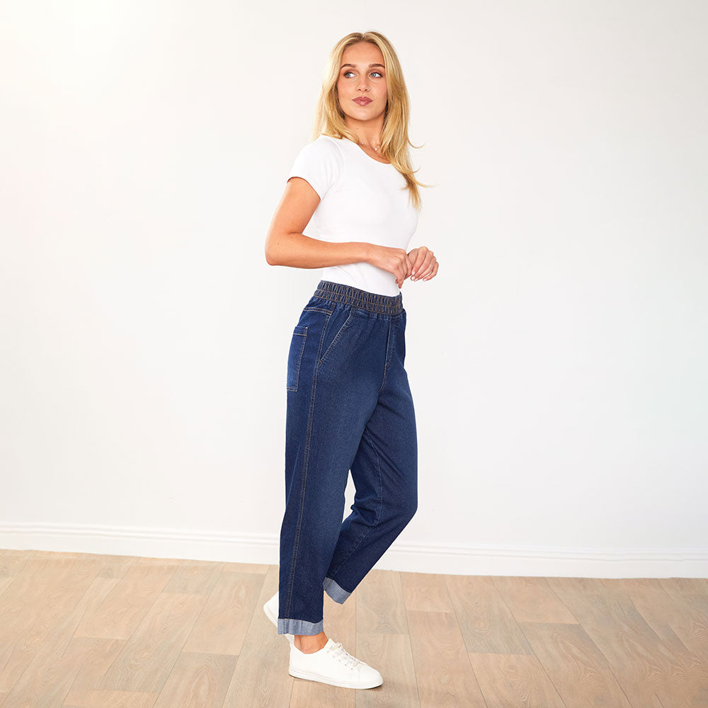 Molly Fleece (Leopard / Black Trim) & Kia Jeans (Denim Blue) for €89.00