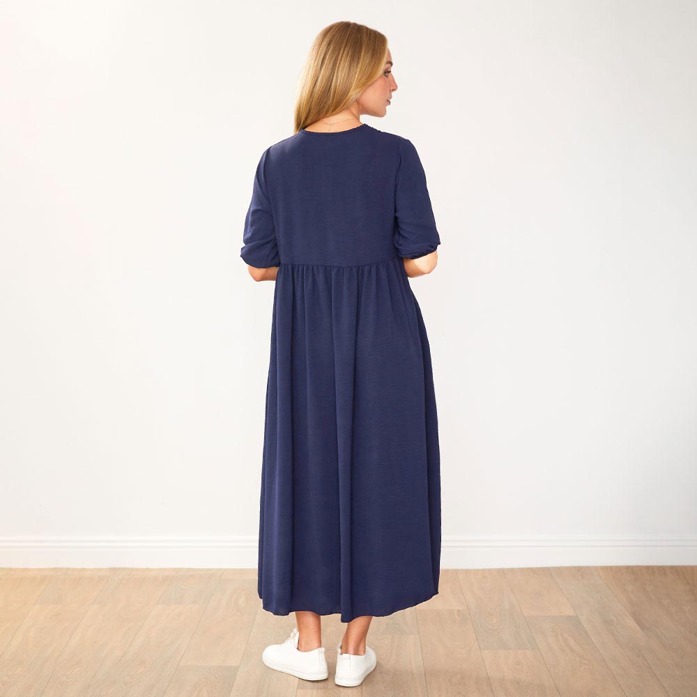 Pamela Dress (Navy)