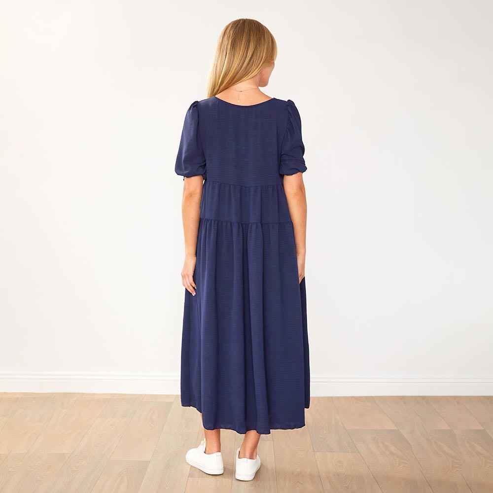 Jasmine Dress (Navy)