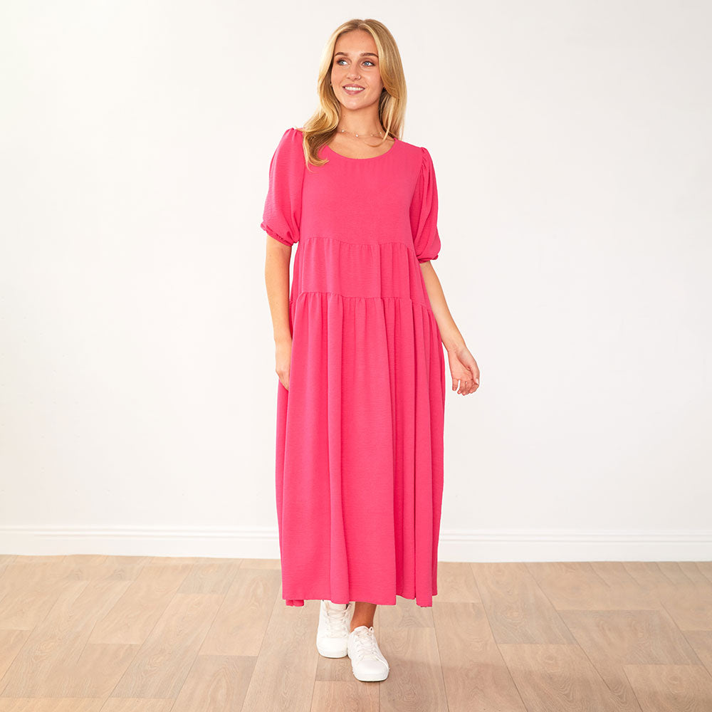 Pamela Dress (Fuchsia)