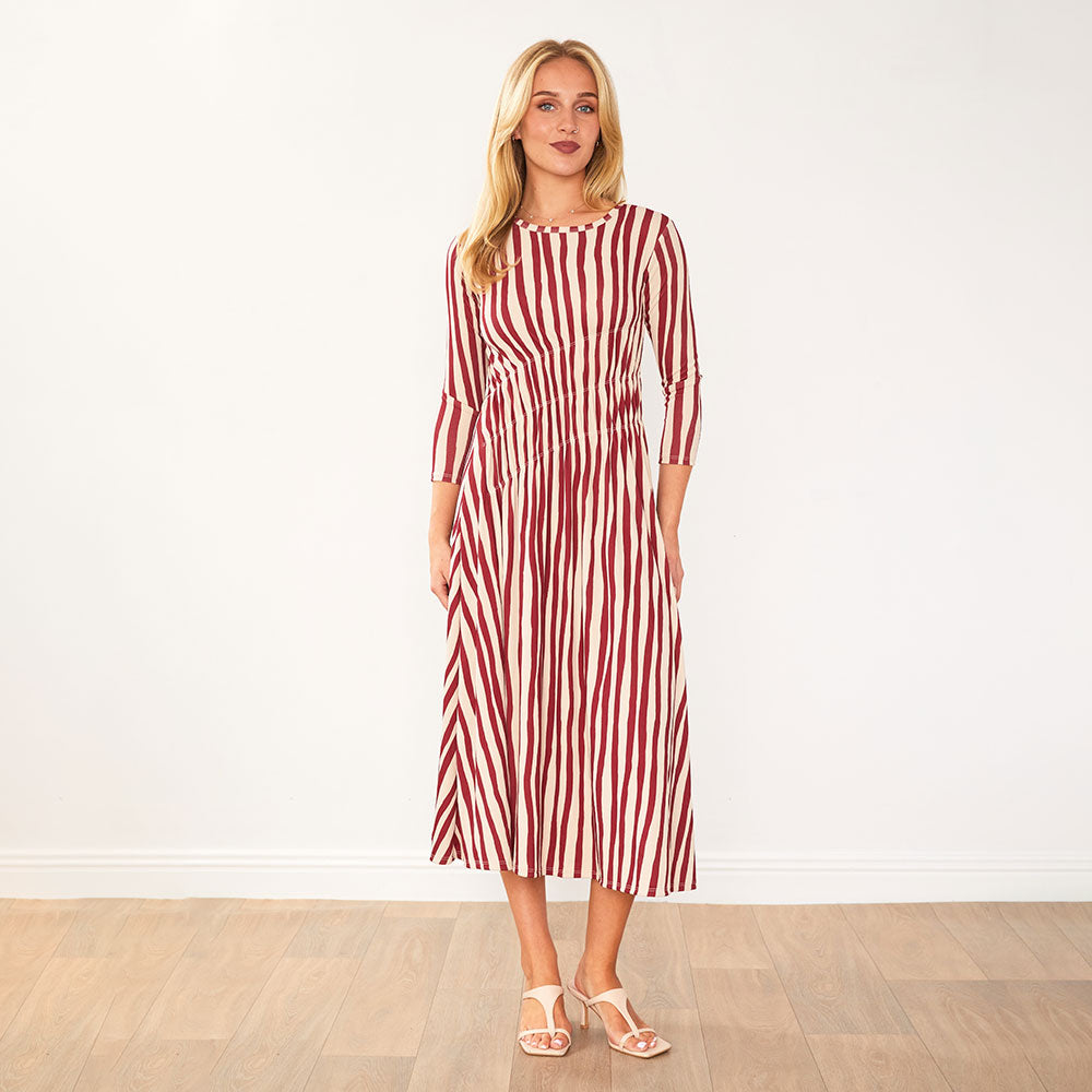Cooper Dress (Red Stripe)