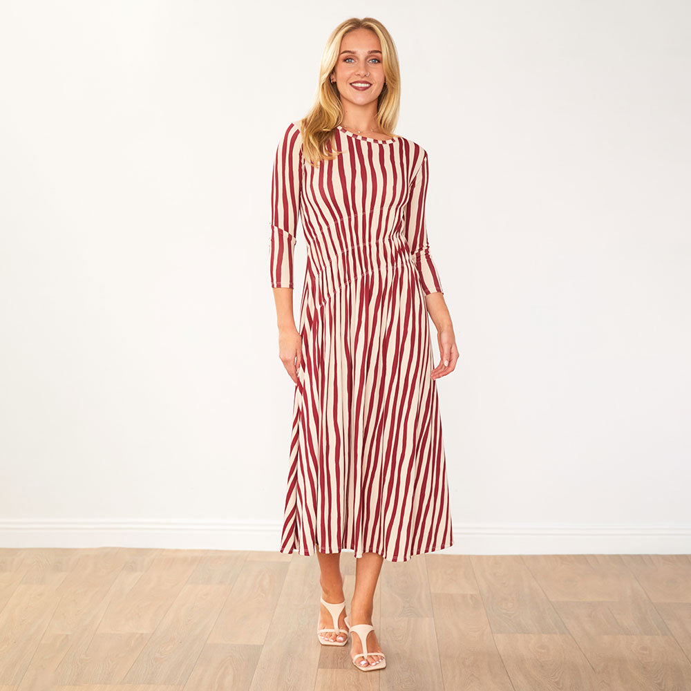 Cooper Dress (Red Stripe)