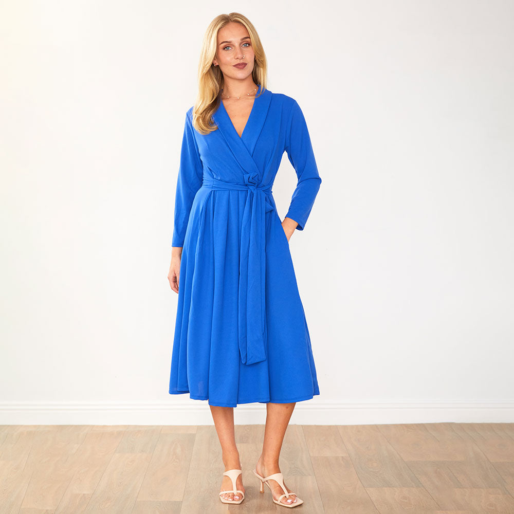 Lorene Dress (Cobalt)