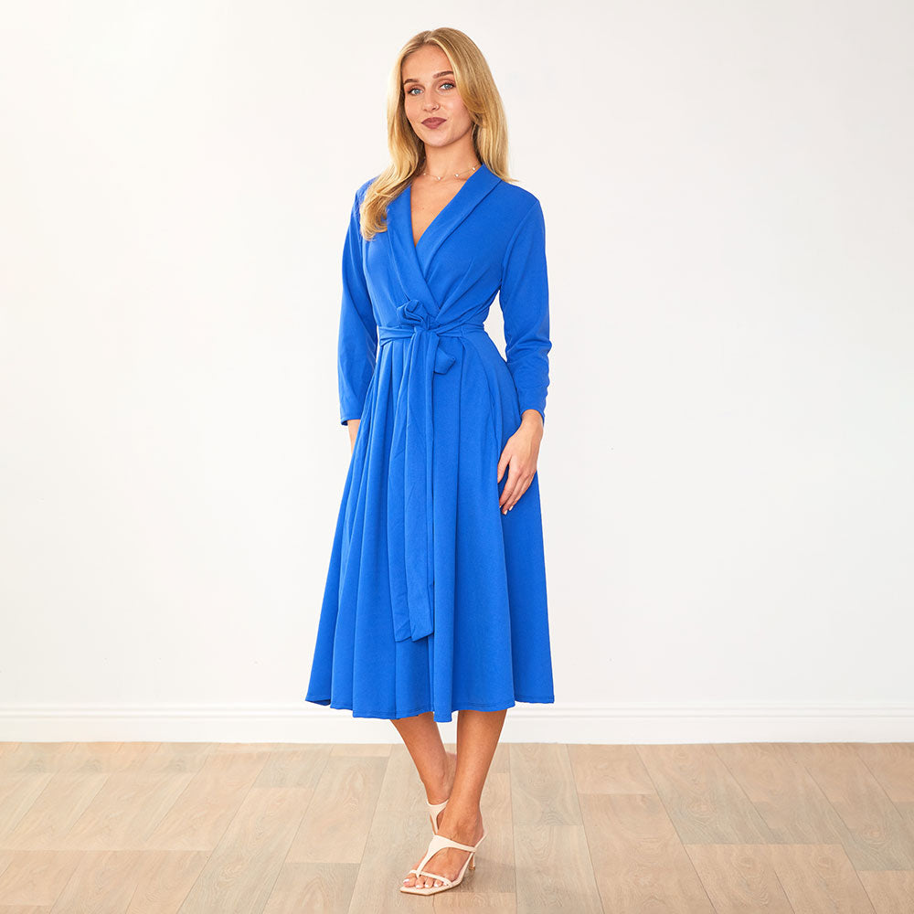 Lorene Dress (Cobalt)