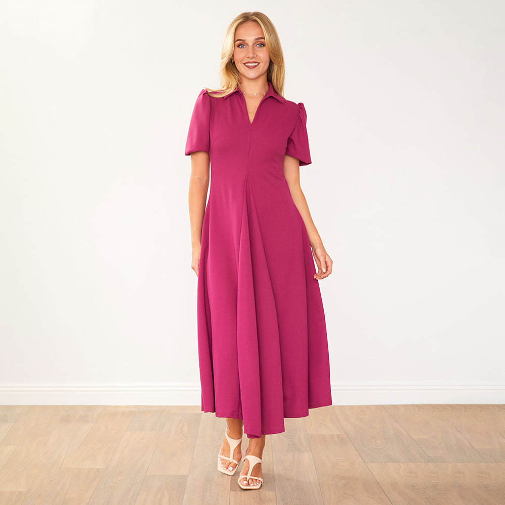 Hazel Dress (Berry)