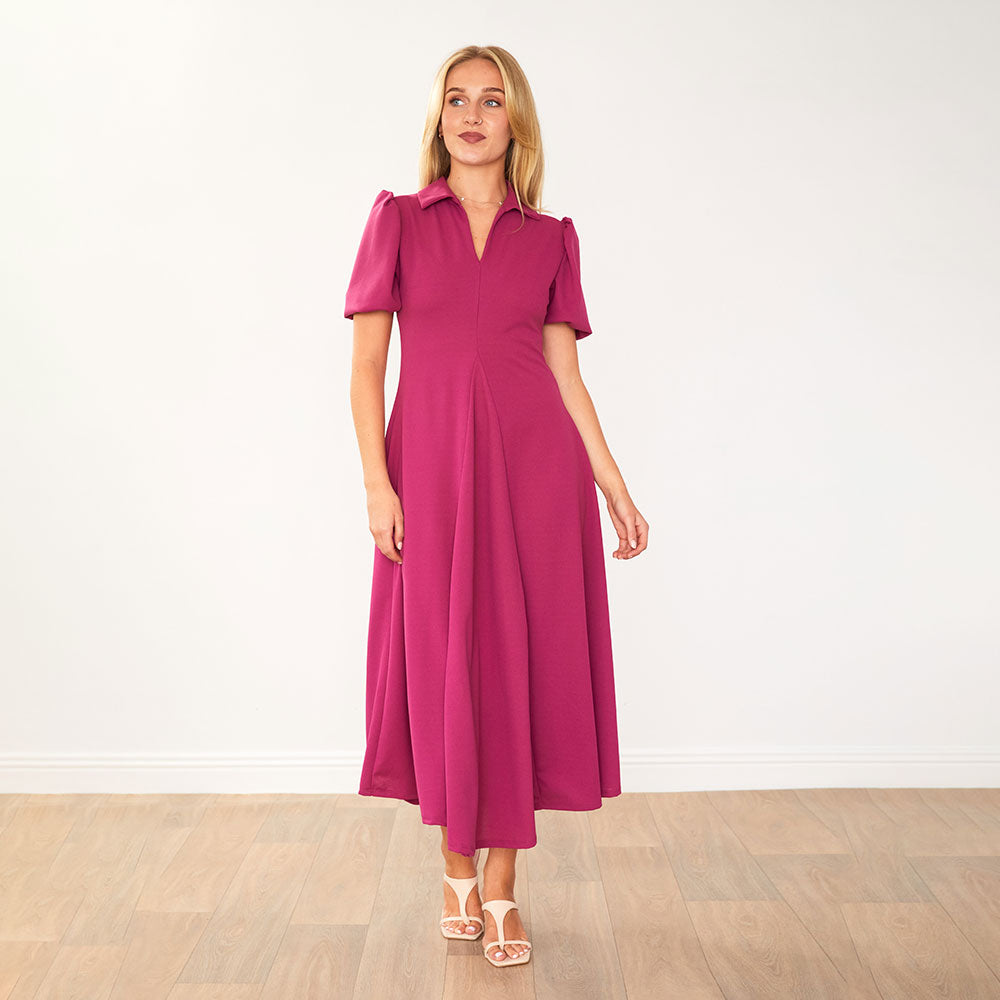Hazel Dress (Berry)