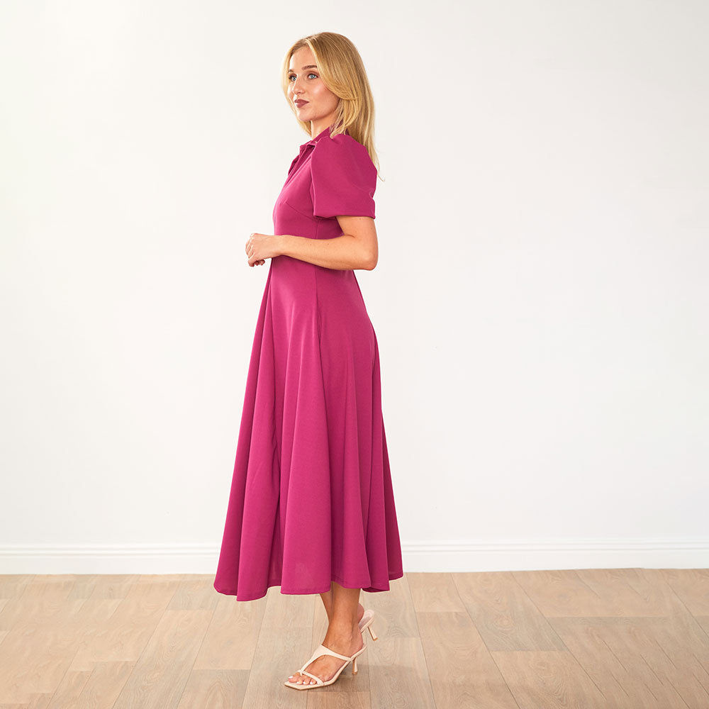 Hazel Dress (Berry)