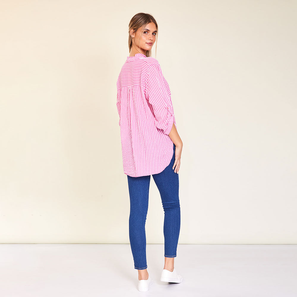 Louis Shirt (Pink stripe)
