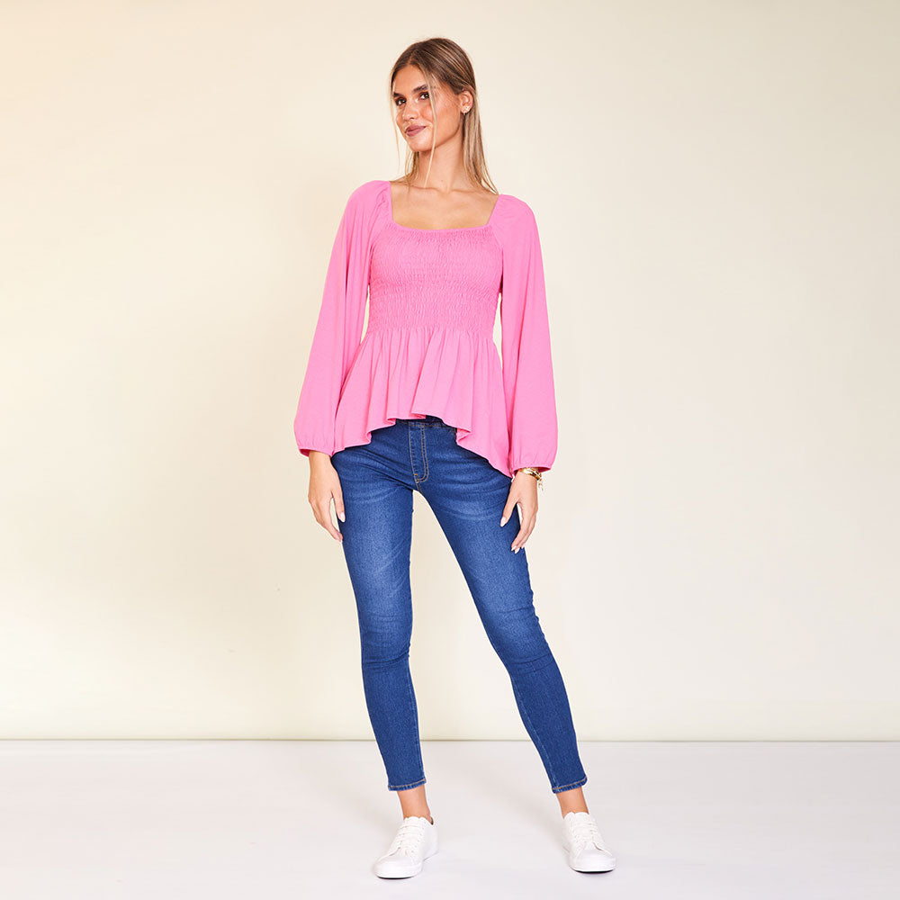 Yvette Top (Pink)